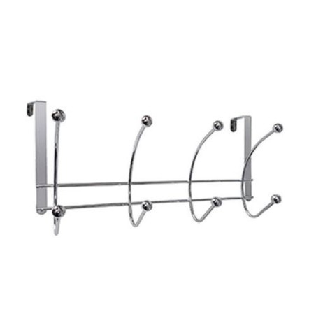 PERCHA SOBREPUERTA 4 GANCHOS, 8 BOLAS CROMO 970CR8