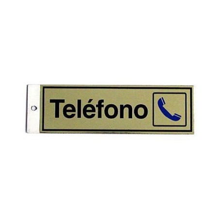 PICTOGRAMA LATONADO 180X60 TELEFONO