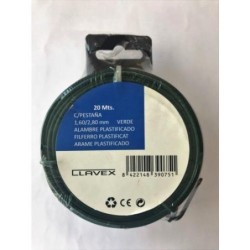 ALAMBRE PLASTIFICADO VERDE 1,6/2,8 MM X 10M. 39073