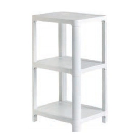 ESTANTERIA RECTANGULAR KLAR 3 S GRIS CLARO