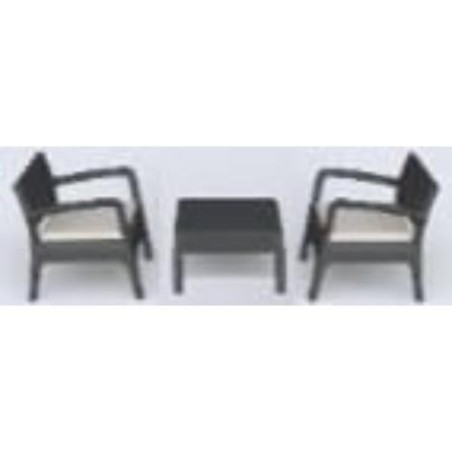 SET MIAMI TETE A TETE GRAFITO 55450