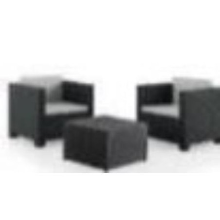 SET DE JARDIN DIVA TETE A TETE GRAFITO