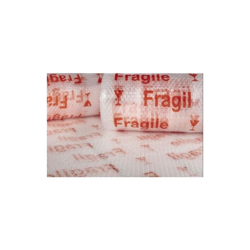 PLASTICO BURBUJA 40GR/M2 TRANSP. FRAGIL 1.2X10M.
