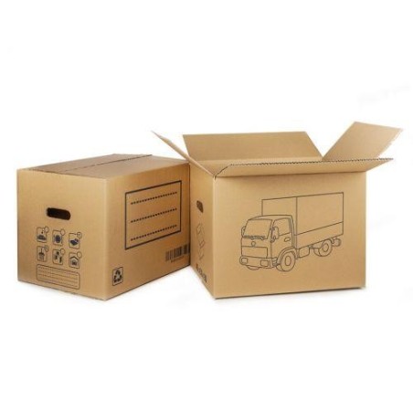 CAJA CARTON MUDANZA ASA TROQUELADA 50X35X35 80019