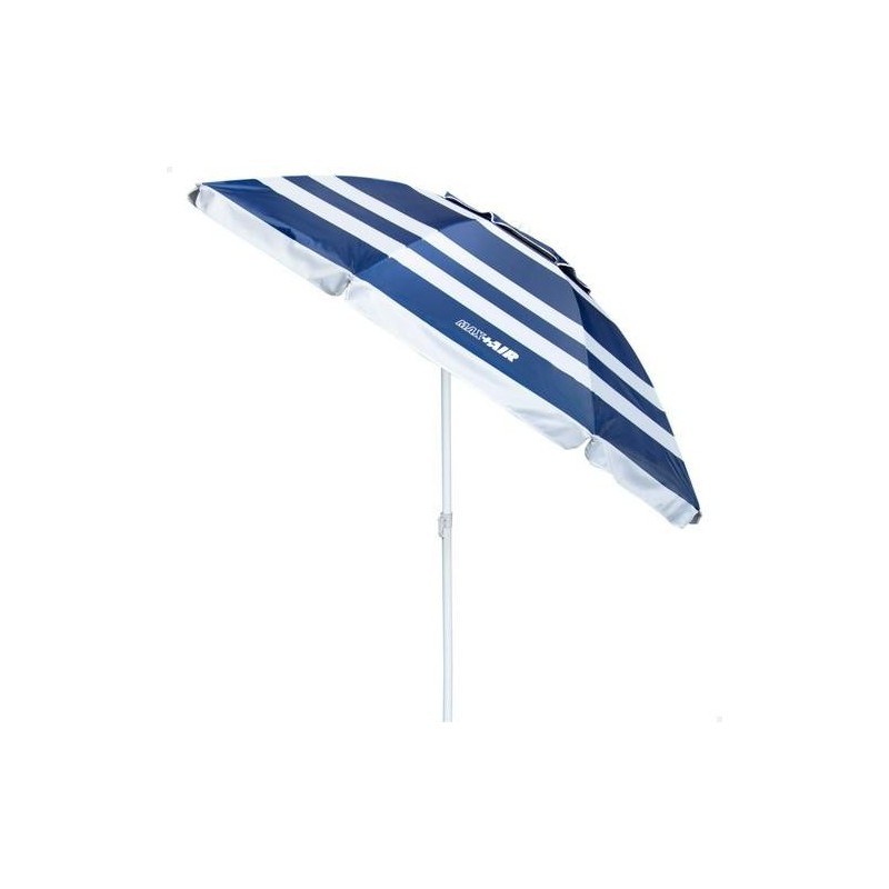 SOMBRILLA PLYA POLISTR UV50 AZL/BLNC T.28/32 62235