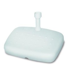BASE PARASOL RINCON 48X38CM.415L.P/TUBO 19MM. BCO.