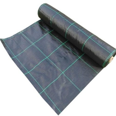 MALLA ANTIHIERBAS 130 GR./M2 2X10 M. NEGRA