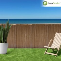 CAÑIZO PVC DOBLE CARA 14MM 1X3M PREMIUM MARRON