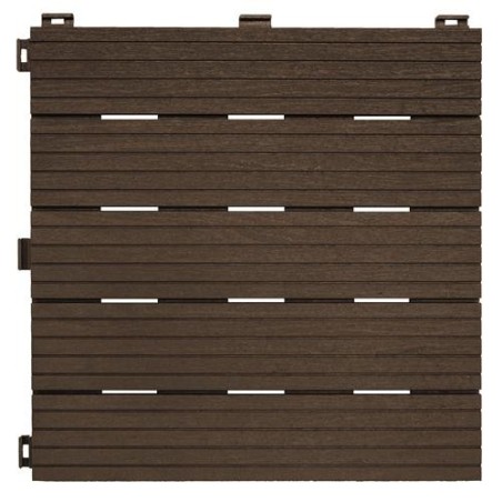 LOSETA IMITACION MADERA 45 X 45 CM MARRON