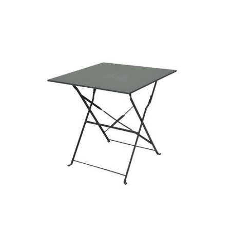 MESA BALCON PLEGAB.ACERO 60X60CM.CORDELIA GRIS