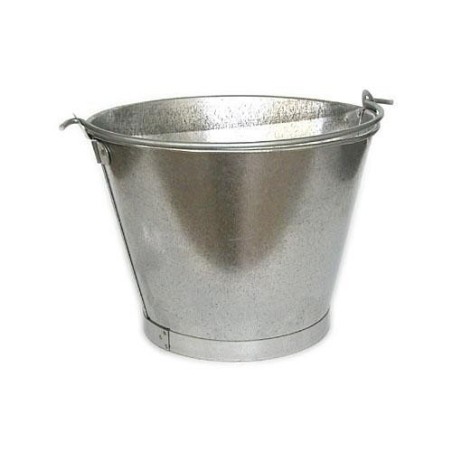 CUBO CONICO 6 L. GALVANIZADO 10