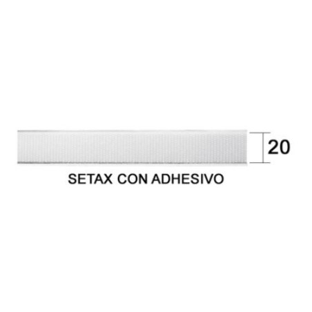CINTA GANCHO CON ADHESIVO SETAX (M.) 0893060