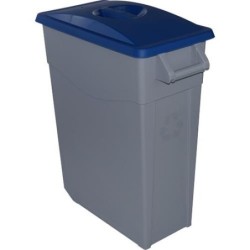 CONTENEDOR ZEUS 65 L. (TAPA CERRADA) AZUL