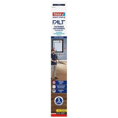 MALLA MOSQUITERA P/VENTANA 80X80-140X140CM BLANCO