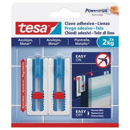 CLAVO ADHESIVO AJUSTABLE LIENZOS 2KG AZULEJO/METAL