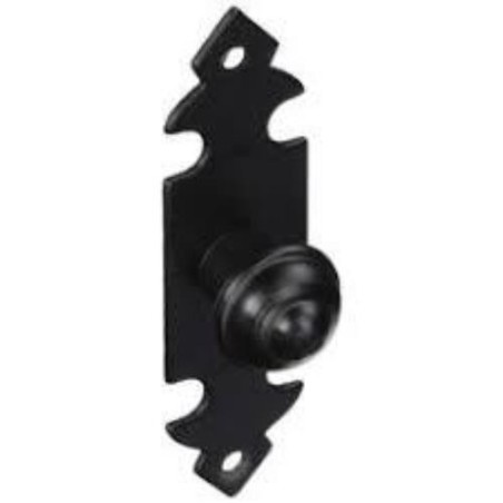 TIRADOR POMO PLACA LISA 25X90 MM.
