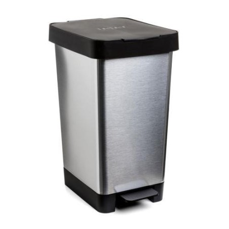 CUBO PEDAL 25 LITROS SMART STEEL GRIS 1021301