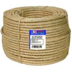 CUERDA CABLEADA SISAL 4 CABOS 6 MM. 200 M.