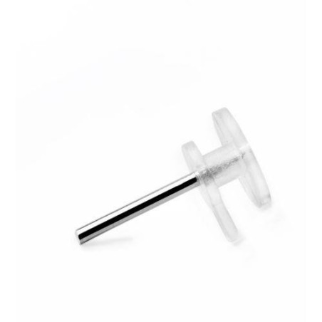 COLGADOR PARED TRANSPARENTE 10 UDS.