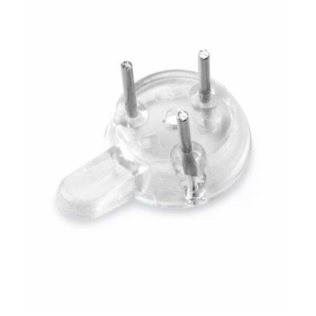 COLGADOR PARED. TRANSPARENTE. 6 UDS.