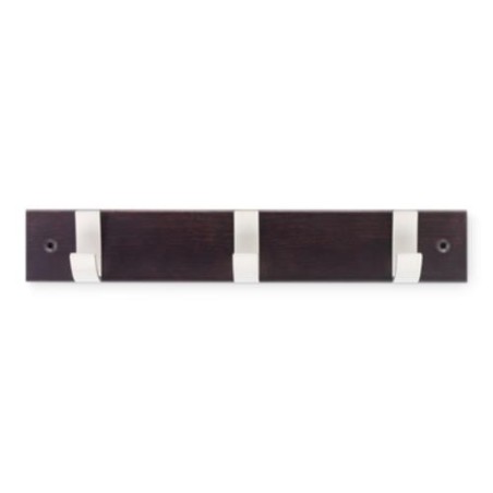 COLGADOR HAYA 3 GANCHOS ACERO/WENGUE  3703-0