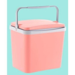 NEVERA RIGIDA PORTATIL 24L ROSA PASTEL CAMPOS 7534