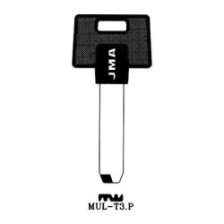 LLAVIN ALPACA SEGURIDAD PLASTICO NEGRO MUL-T3.P