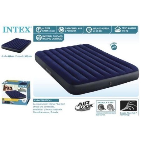 CAMA HINCHABLE 152X203X25CM CLASSIC DOWNY 64759