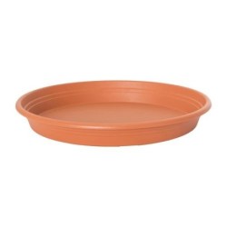 PLATO MACETA BALCON REDONDO TERRACOTA 32CM.