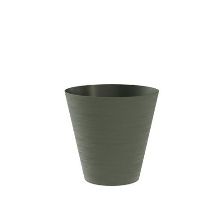 MACETA CON RESERVA DE AGUA 25CM. VERDE  HOOP