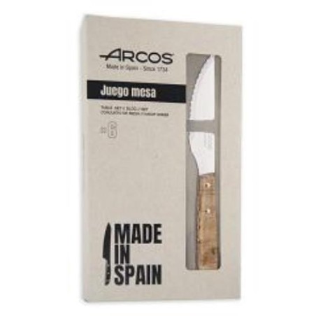 JGO. 6 CUCHILLOS CHULETEROS 372300