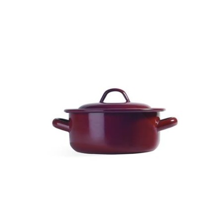 CACEROLA CON TAPA 14 CM. TEJA 160114
