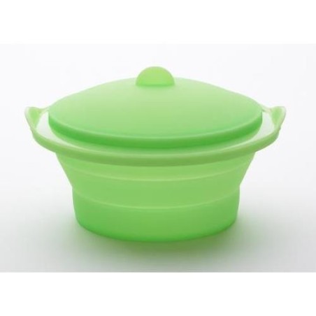 VAPORERA PLEGABLE VERDE SILICONA