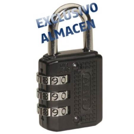CANDADO COMBINACION 30 MM. NEGRO 715/30