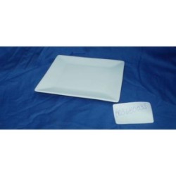 PLATO 15X15 PORCELANA BLANCO SQUARE CUADRADO