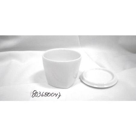AZUCARERO PORCELANA BLANCO LOTTO CUADRADA