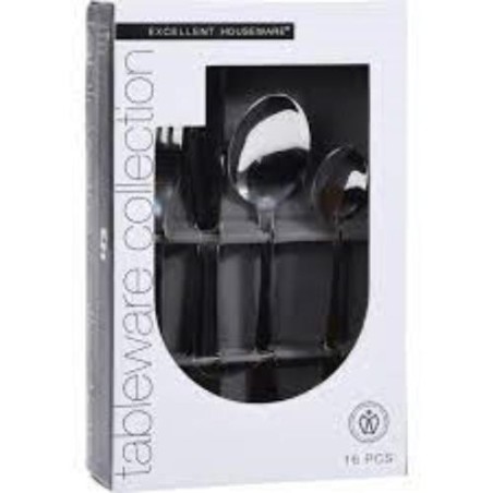 CUBERTERIA 16 PIEZAS ACERO INOXIDABLE CC4000080