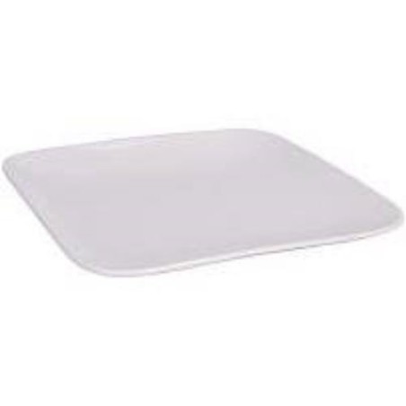 PLATO CUADRADO PORCELANA BLANCO 26CM Q81000070