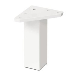 PATA CUADRADA ABS 40*120 MM BLANCO  50014BL