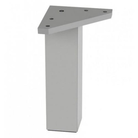 PATA CUADRADA ABS 40*150 MM ALUMINIO MATE  50015AL