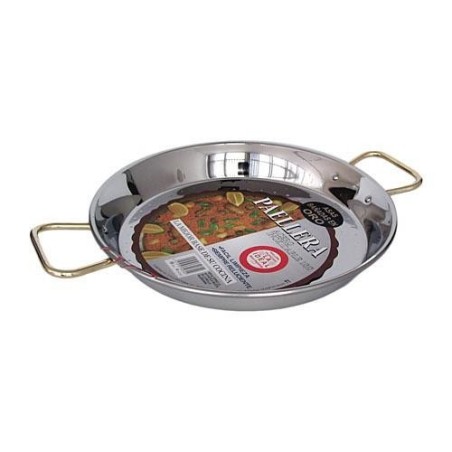 PAELLA VALENCIANA INOXIDABLE LA IDEAL 50 CM.