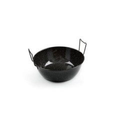 SARTEN ESMALTADA DOBLE HONDA CON ASAS 40CM. 20540