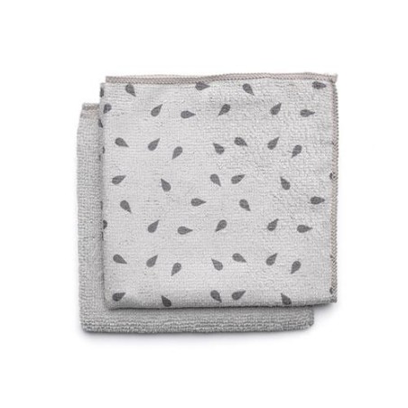 PAÑOS DE COCINA DE MICORFIBRA, SET DE 2, 30X30 CM