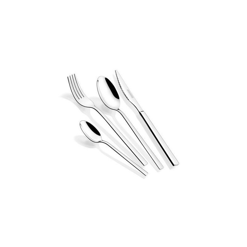 CUBERTERIA 24 PIEZAS ACERO INOX AMALFI M206974