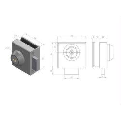 CERRADURA PARA CRISTAL SUELO BUL 03-T