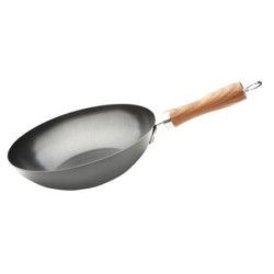 WOK DE ACERO AL CARBONO 28CM 20028