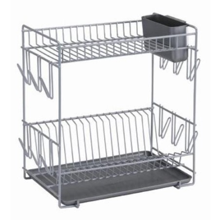 ESCURREPLATOS GRANDE GRIS 89010