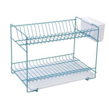 ESCURREPLATOS PEQUEÑO VINTAGE TURQUESA 89050
