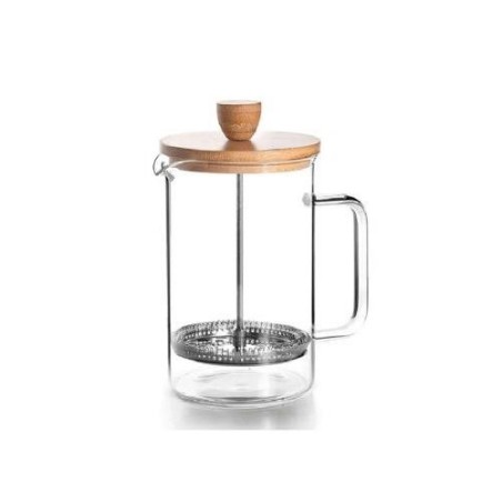 CAFETERA EMBOLO MADERA 800ML 62168