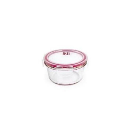 CONTENEDOR REDONDO VIDRIO 410 ML. 8607-V